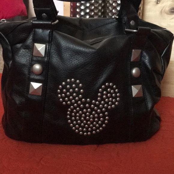 Disney Handbags - Disneyland Merchandise Black Studded Mickey Purse